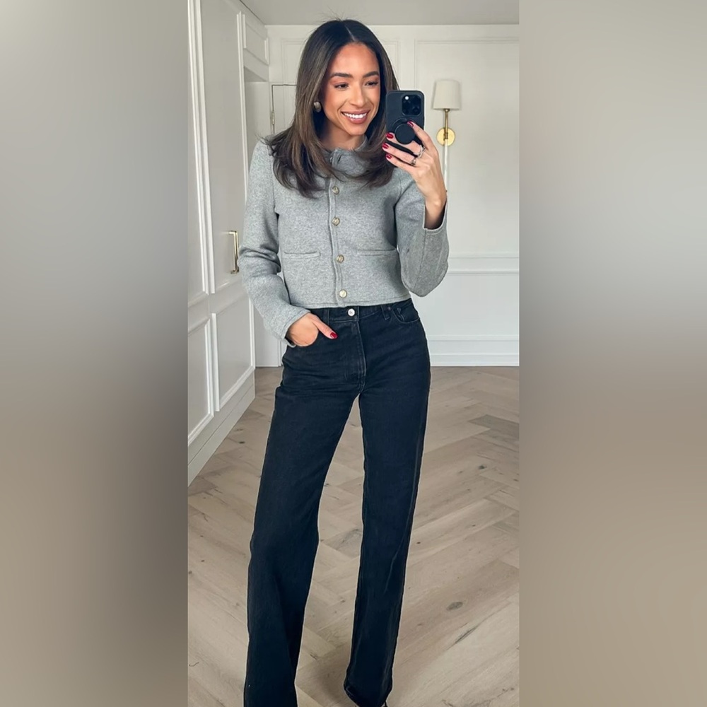 A&F LuxeLoft Sweater Jacket